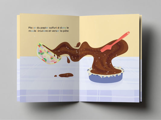 Le gâteau au chocolat